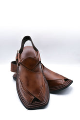 AlifYay Men Peshawar Zalmi Brown(texture) Peshawri Chappal  AY FW 20